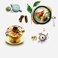 韩国料理 韩国 韩国料理 韩国料理宣传 韩国风美食 食物 餐具 元素 免抠png 设计图片 免费下载 页面网页 平面电商 创意素材