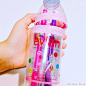 ※ Fun ※ 日本女生人手一个的 Evian 依云矿泉水瓶造型的铅笔盒，这种讨喜的小物有没有让你的少女心欲罢不能啦！