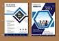 Business abstract vector template. Brochure design