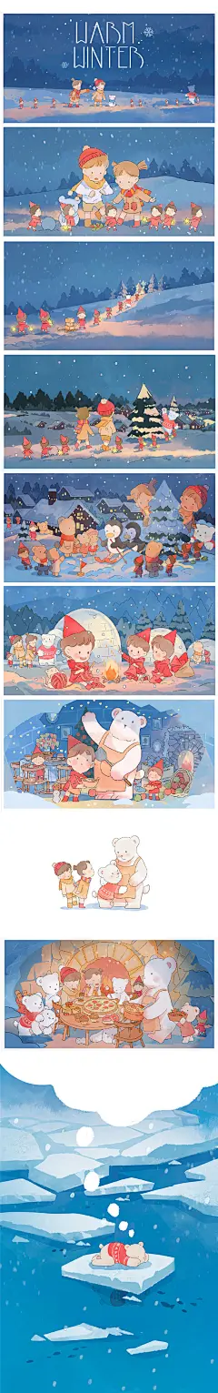 温馨治愈系插画合集
画师：天才鹭 ​ ​​​​