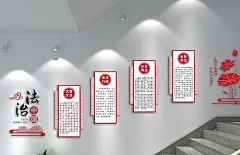 法治中国楼梯文化墙