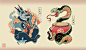 Chinese style design ILLUSTRATION  中国风   商业插画 国潮 插画