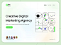 Digital marketing agency - Website by Fateme Noori Moghadam on Dribbble