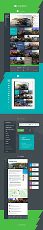 Web design for Tayga.travel by Alexey Rybin, via Behance *** #webdesign #ux #ui #behance
