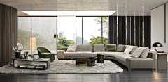 梳打绿采集到【家具品牌】Minotti