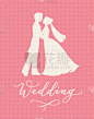 概念,新娘,婚礼,新郎,明信片,请柬,单词,文字,高雅,设计