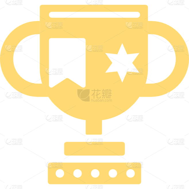 ICON-扁平奖杯奖牌电商图标19