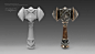 Warcraft Movie | Weapon Design, Jonathan Berube : A collection of weapon renderings I had the opportunity to work on while assigned the role of "Additional Art Direction" on the Warcraft movie. Some were created from the game art, some from scra