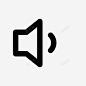 低音量视频无噪音图标 音频 icon 标识 标志 UI图标 设计图片 免费下载 页面网页 平面电商 创意素材