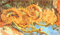 《四朵剪枝的向日葵》

画中展现的强烈生命力正是梵高的写照。