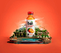 Bai果汁美丽的合成广告设计欣赏