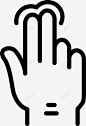 两个手指按点击双击图标 标志 UI图标 设计图片 免费下载 页面网页 平面电商 创意素材