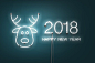 圣诞主题风格霓虹灯图层样式 Neon Christmas Layer Style – 设计小咖