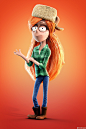 【新提醒】CG模型网_可爱小女孩Wendy 3D模型下载-Wendy full cartoon character rig MAX - http://www.cgdream.com.cn