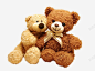 两只小熊 玩具小熊娃娃 玩具熊 元素 免抠png 设计图片 免费下载 页面网页 平面电商 创意素材