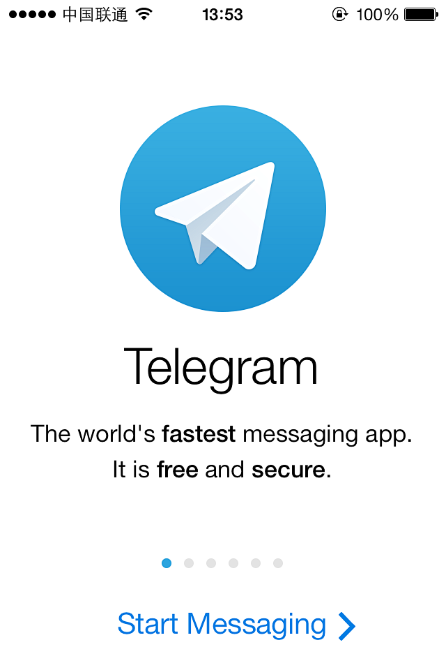 Telegram手机APP引导页UI设计...