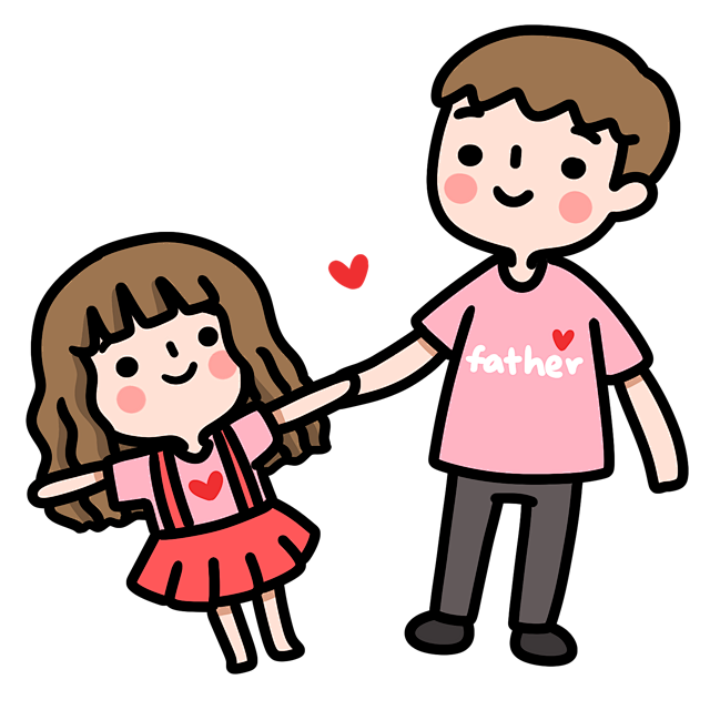 卡通人物q版人物卡通可爱萌男孩女孩男生女生公主王子亲美贴纸漫画