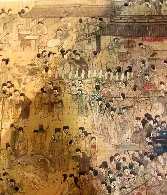 明朝佚名元宵节古画 显风俗习尚_腾讯新闻-花瓣网