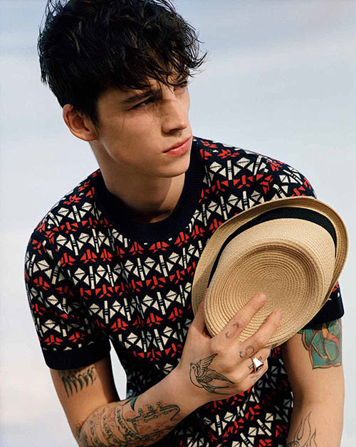 时尚,男模,Ash Stymest,To...