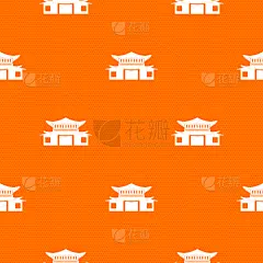 式样,东方人,几何形状,白色,传统,建筑,图像,重复