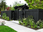 丨L丨庭院花园入口景观设计/入口铁艺门木质大门设计