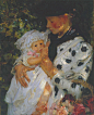 017-James_Jebusa_Shannon,_1900詹姆斯·杰布萨·香农-James Jebusa Shannon-（1862- 1923）这位英裔美国学院派古典艺术家，但与传统的学院派相比，他用粗狂随意的笔法精确地表达了质感，画家以其卓越的肖像画技艺，在艺术领域留下了浓墨重彩的一笔。他的作品融合了写实主义和印象主义的元素，具有独特的艺术风格和深刻的内涵。他是新英国艺术俱乐部成员的首批成员之一，是皇家肖像画家协会的创始人之一。