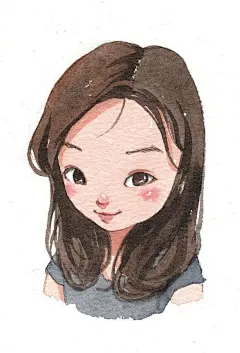 水彩Q版手绘
