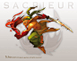 Dofus Character male sacrieur by tchokun on deviantART