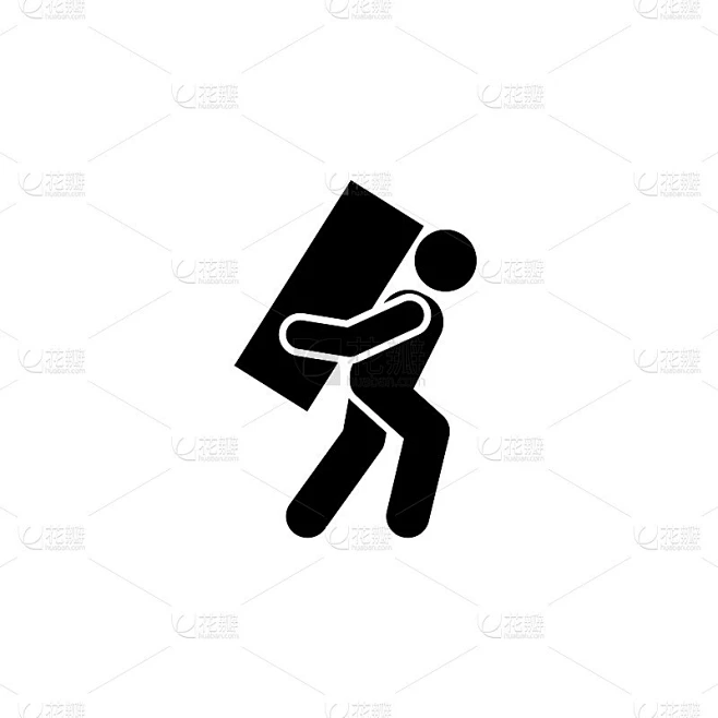 搬运，沉重，男人，移动的图标。元素的工人图标。优质的图形设计图标。标志和符号收集图标为网站，网页设计素材-花瓣网