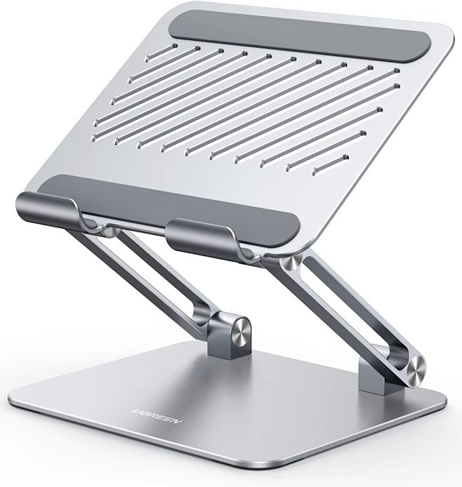 UGREEN Tablet Stand Holder for Desk Dual Rod Support Aluminum Desktop Tablet Holder