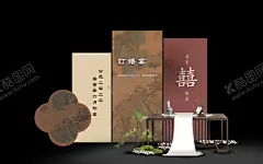 山水订婚宴 【酷图网】古风国画,国潮山水,插画,千里江山,手绘山水,中式婚礼,设计图,中式订婚宴,新中式订婚宴