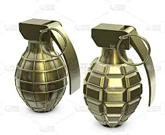 金色的手榴弹