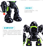 遥控智能机器人玩具电动机械人战警充电动编程男孩儿童玩具-淘宝网