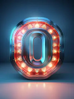 倒计时10号海报，金属质感，高清