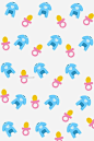 蓝色母婴衣服奶嘴底纹PNG搜索网 - 精选免抠素材_透明PNG图片分享下载_pngss.com