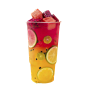 果汁奶茶水果茶奶盖夏季饮品高清海报产品图设计PNG免抠图片素材
