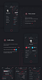 #APP设计# #设计秀# Passenger App | 一款科技感十足的打车软件，大家都知道为了彰显科技感，圈内通常都喜用蓝色，而这款却剑走偏锋，甚至有同学说这像好莱坞大片里主角们手机里的App。作者把渐变与发光效果运用的超赞，高大上的展示风格。作者BhanceID：Yuriy Isaev  小编@我很凶的我和你说 ​​​​