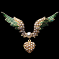 羽翼题材的古董珠宝