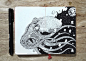 插画师 Kerby Rosanes 精致的手绘插画作品