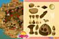 Lolysoap Puzzle game vector map isometry match 3