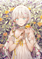 #美图欣赏#  【P站】画师DSマイル@3日目東A37a笔下明媚动人的少女。看着她们，心情也跟着变得明朗起来了呢。（id=795196） ​​​​