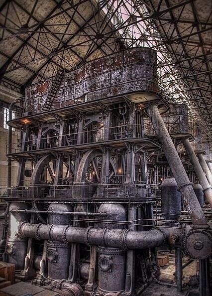 维多利亚时期废弃的厂房_看图_蒸汽朋克吧...