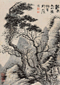 石涛——[传]《山麓听泉图》【听泉入山麓，访旧到松源】人物山水镜心欣赏  |  
明末清初|石涛(1642-1708)，原姓朱名若极，桂林人祖籍凤阳，小字阿长，僧法号元济、原济，自称苦瓜和尚。别号枝下叟、济山僧、石道人、一枝阁、大涤子、清湘老人、瞎尊者等。与弘仁、髡残、朱耷合称"清初四僧"。工诗善书画山水兼兰竹。广师历代画家之长。是中国绘画史上一位十分重要人物。