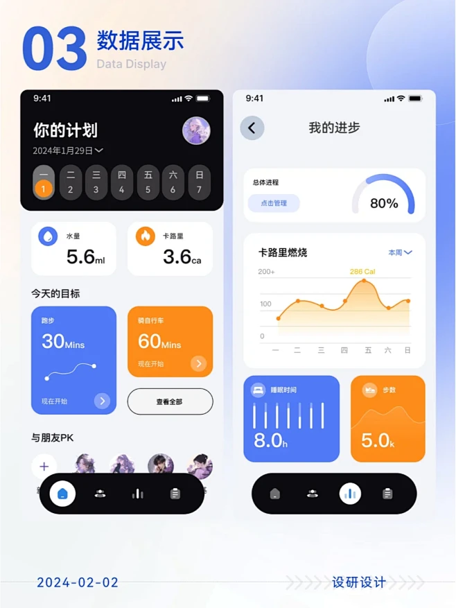 图表数据UI设计灵感分享|小程序手机APP设计-花瓣网