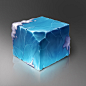 2D game art materials: ice