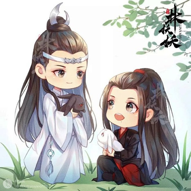 陈情令忘羡q版忘羡好可爱的