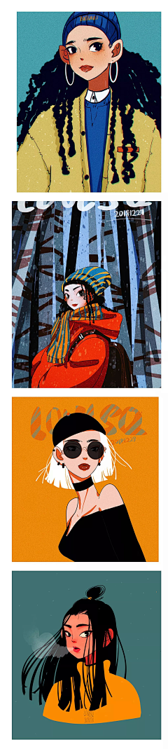 4DkPMVMT采集到人物插画