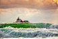 Cargo ship with containers in sunrise light by Valentin Valkov on 500px