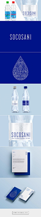 Before & After: Socosani Water — The Dieline - Branding & Packaging - created via http://pinthemall.net: 