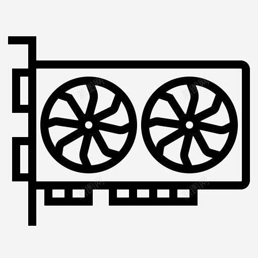 显卡计算机设备图标 免费下载 页面网页 平面电商 创意素材